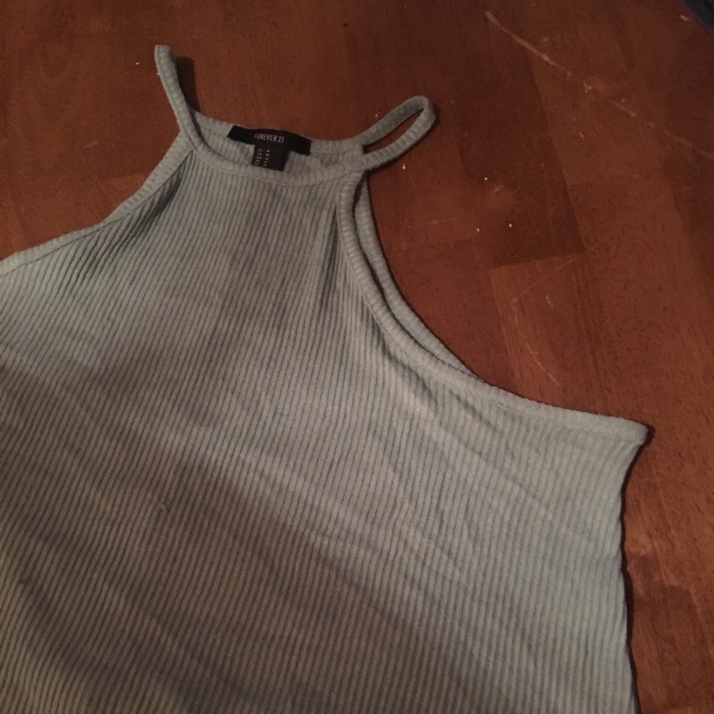 Forever 21 teal halter top